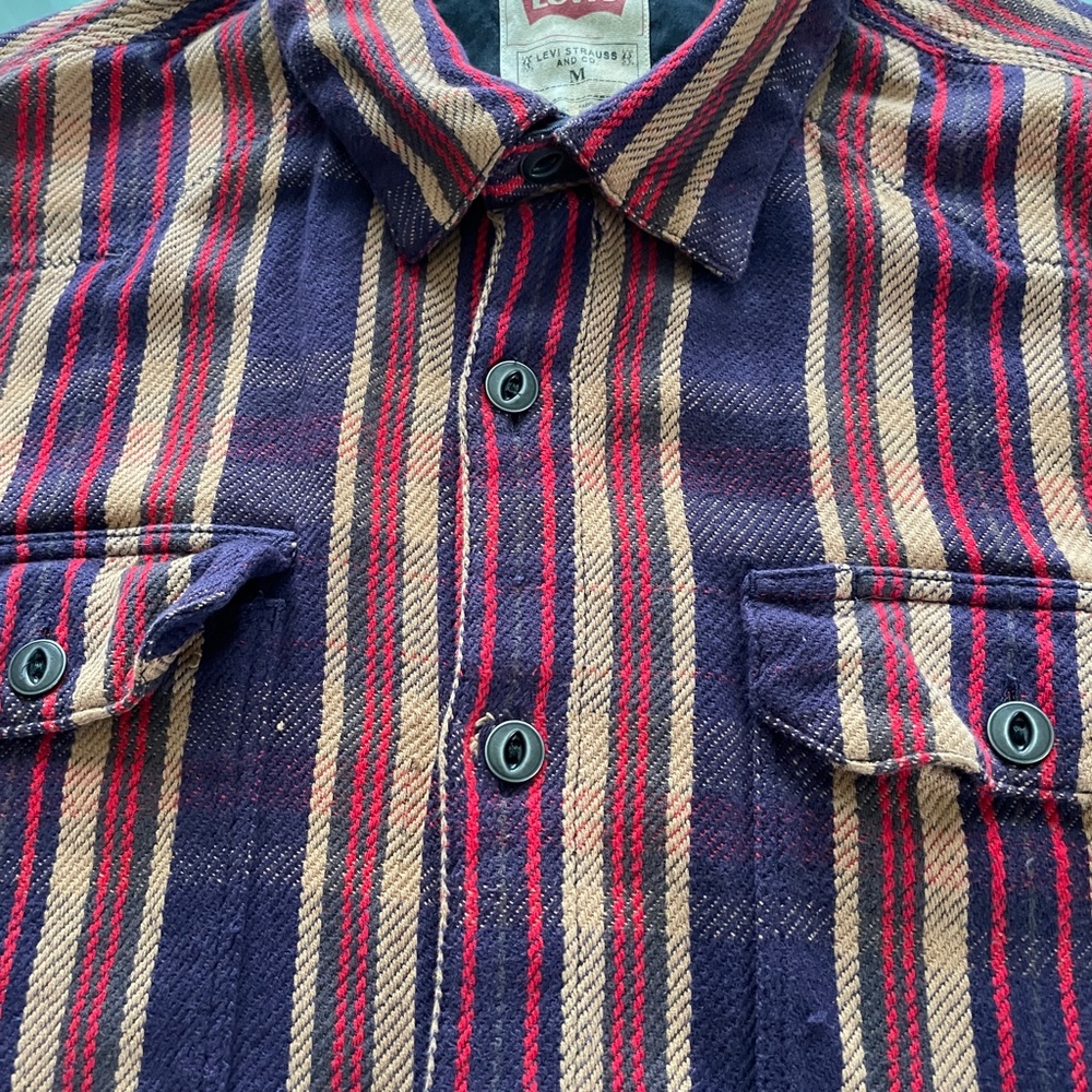FINAL MARKDOWN! Levi's Vintage Style Button Down LVC Look - Picture 7 of 10